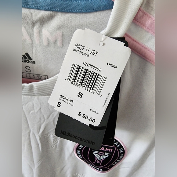 Authentic Womens adidas Inter Miami Home Jersey Size S - Picture 6 of 7